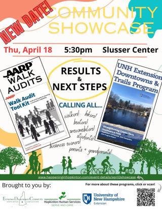 Community Showcase Rescheduled to April 18