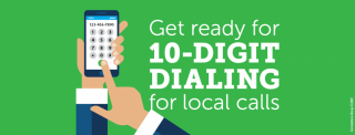 10-digit dialing graphic