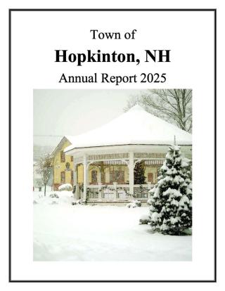 2025 Annual Town Report