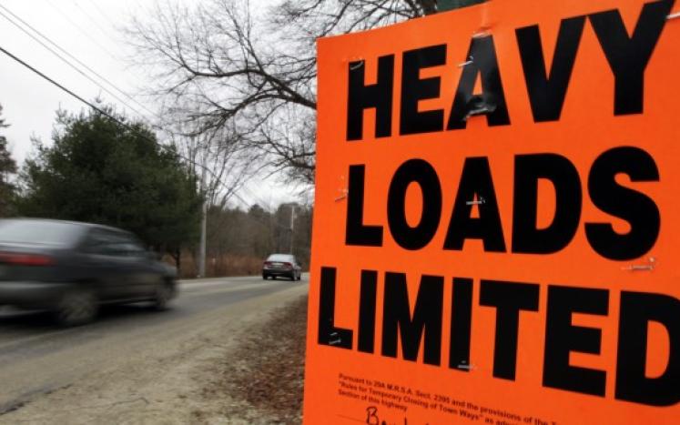 Heavy Load Limit Sign